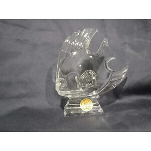 Fish Figurine Art Crystal Cristal d'Arques Genuine Lead Crystal Made in‎ France